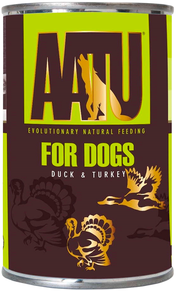 Aatu Dog Duck & Turkey беззерновые для взрослых собак с уткой и индейкой (400 гр)