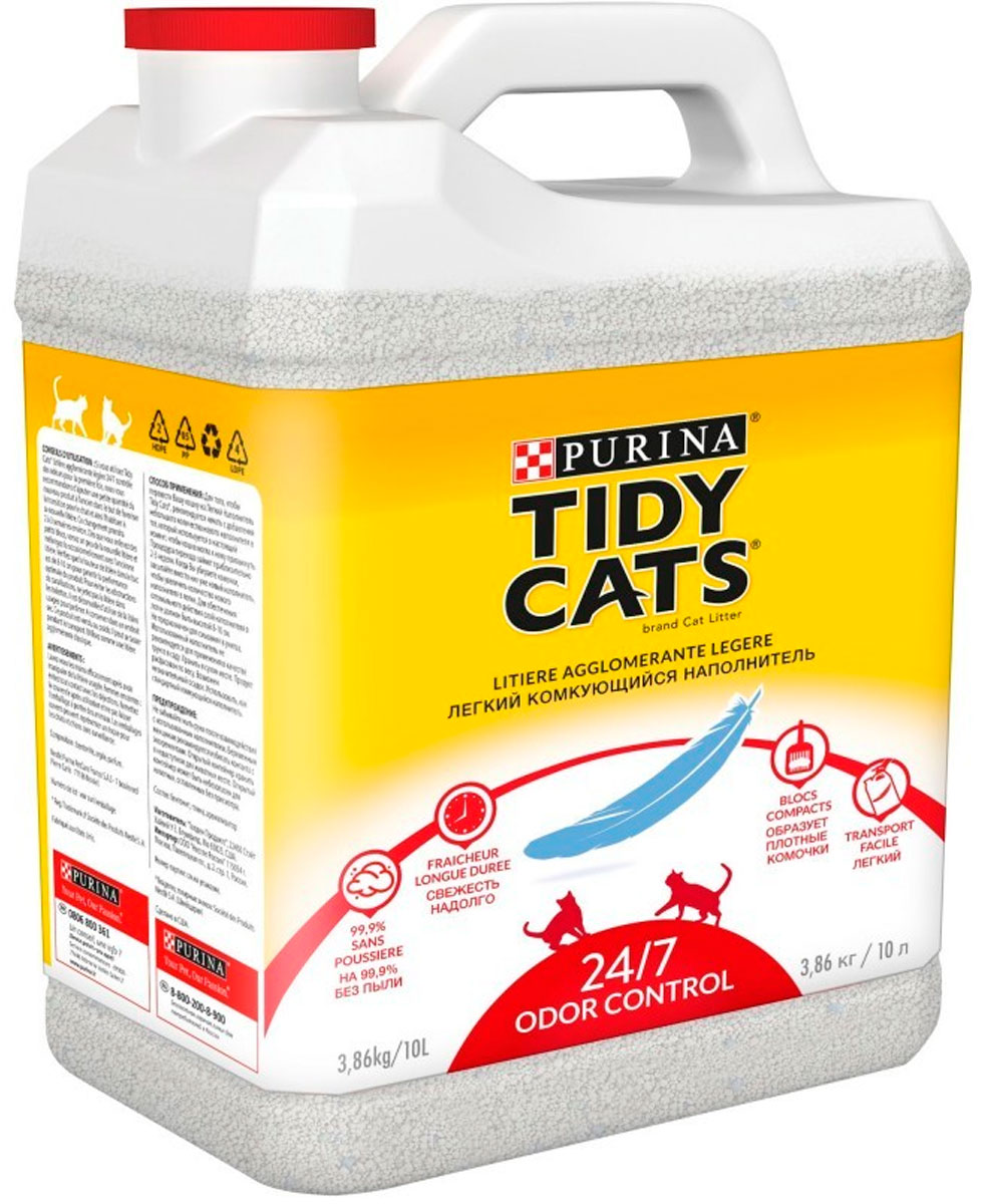 Purina Tidy Cat’s наполнитель комкующийся для туалета кошек (10 + 10 л)