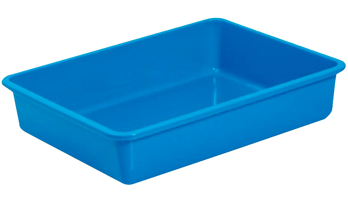 Georplast Rectangular Max туалет для кошек большой 43 х 33 х 9 см (1 шт)