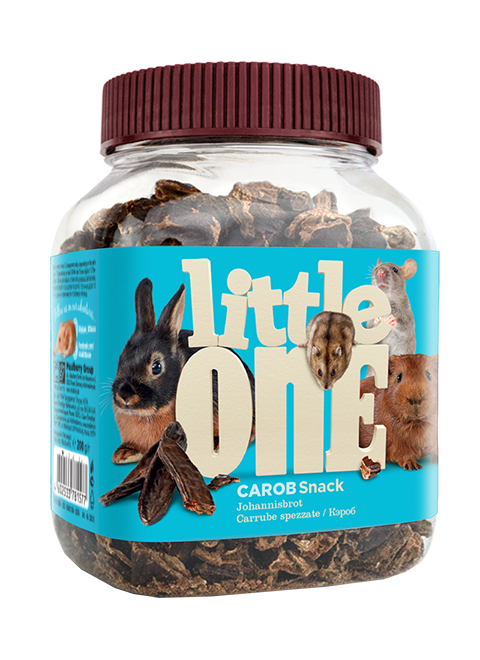 Для всех пород  Магизоо Little One Snack Carob лакомство для грызунов Плоды рожкового дерева (200 гр)