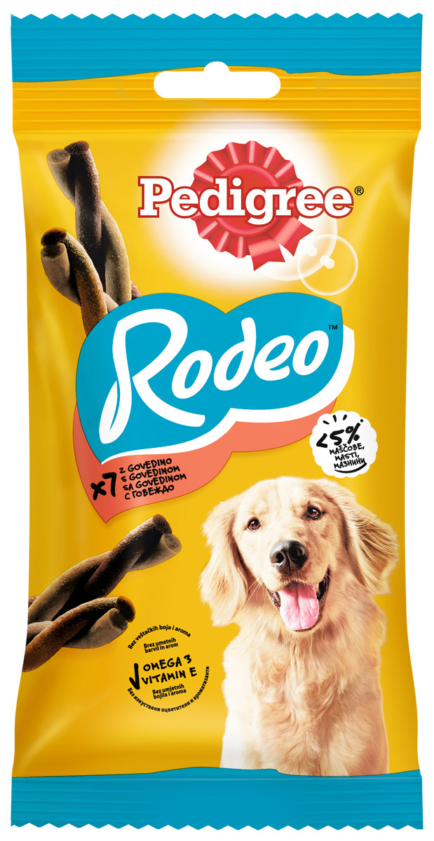  Лакомство Pedigree Rodeo для собак косички мясные (123 гр)