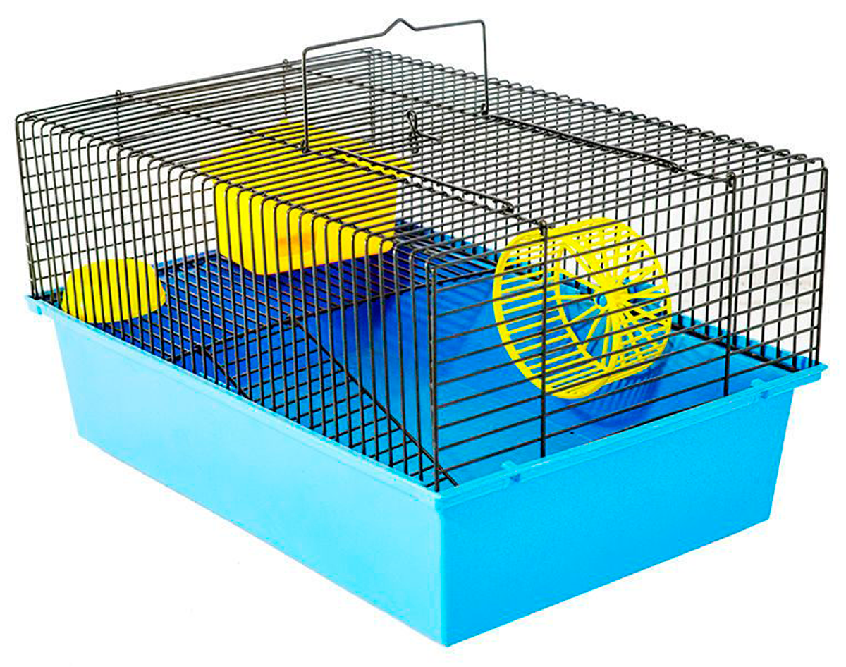 Клетка для мелких грызунов Eco Терри 1 с этажом укомплектованная 37 х 26 х 18 см (1 шт)