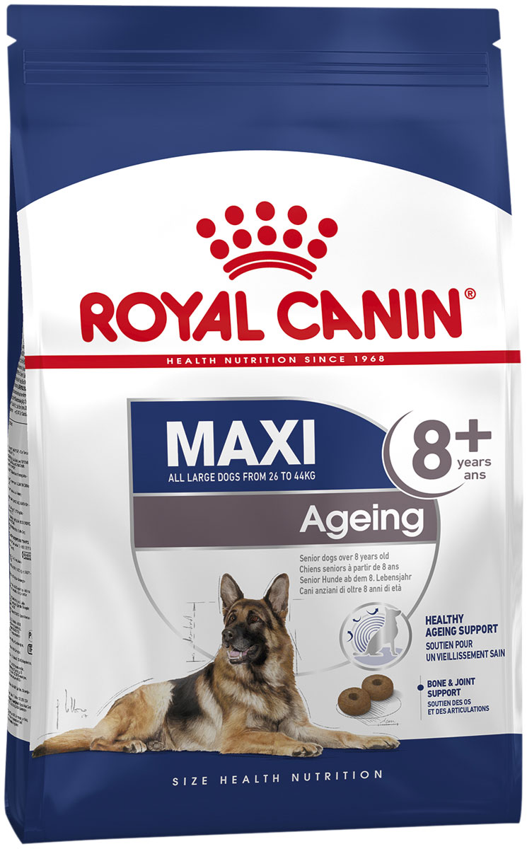   Магизоо Royal Canin Maxi Ageing 8+ для пожилых собак крупных пород старше 8 лет (3 + 3 кг)