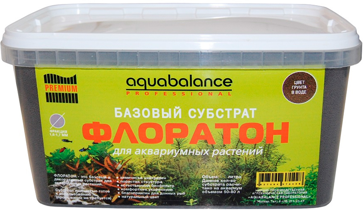 Субстрат базовый Флоратон Aquabalance 3,3 л (1 шт)
