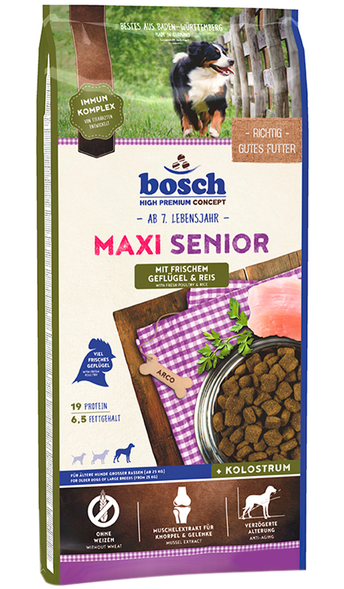 Bosch Senior Maxi для пожилых собак крупных пород (12,5 кг)