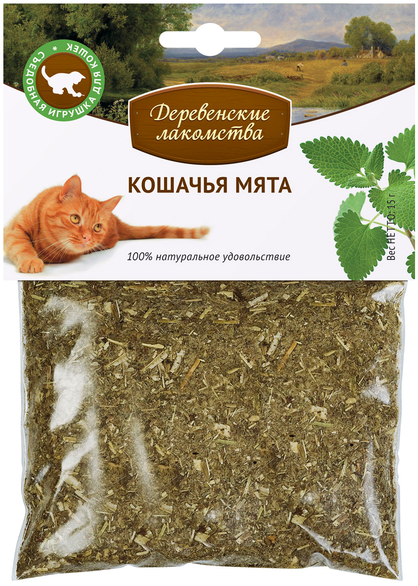 Лакомства деревенские кошачья мята (15 гр)