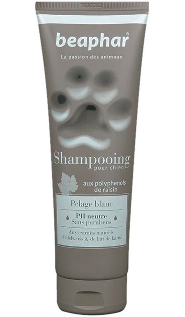 Beaphar Shampooing Pelage Blanc французский премиум шампунь для собак светлых окрасов 250 мл  (1 шт)