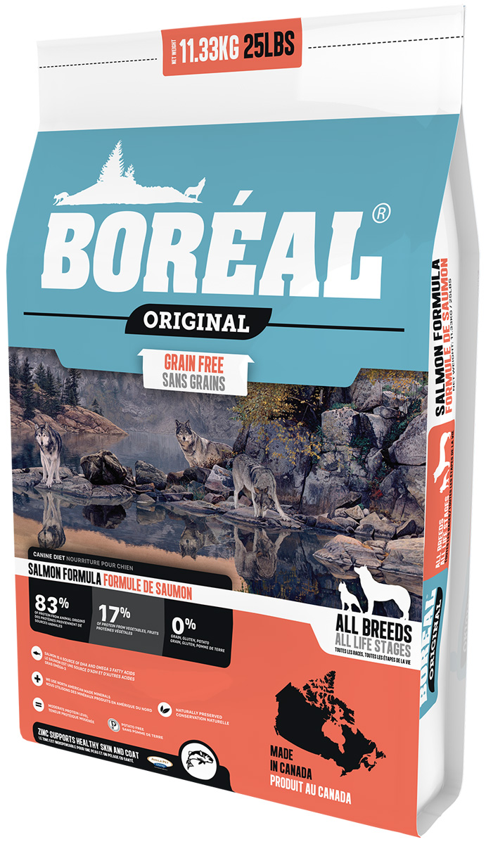 Boreal Original Dog беззерновой для собак и щенков всех пород с лососем (4 кг)