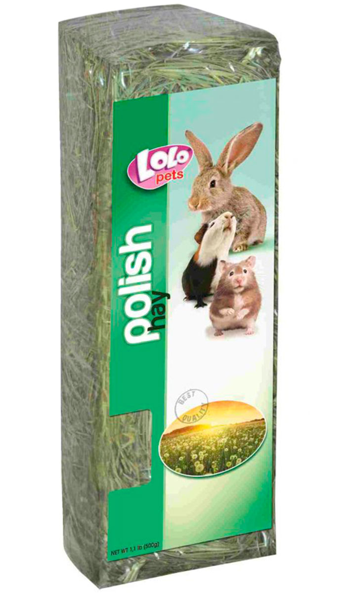 Lolo Pets Polish Hay сено для грызунов 500 гр (1 шт)