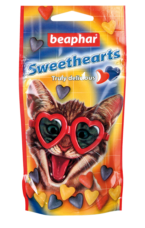   Магизоо Лакомство Beaphar Sweethearts для кошек витаминизированное (150 шт)