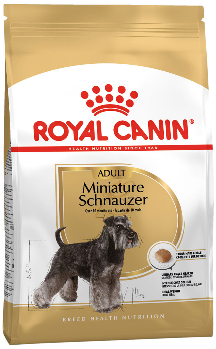 Для определенных пород  Магизоо Royal Canin Miniature Schnauzer Adult для взрослых собак миниатюрный шнауцер (3 кг)