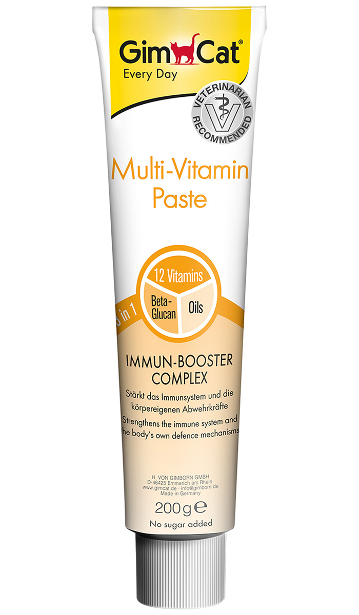 Gimcat Multi-vitamin Paste мультивитаминная паста для кошек 3 в 1 (50 гр)