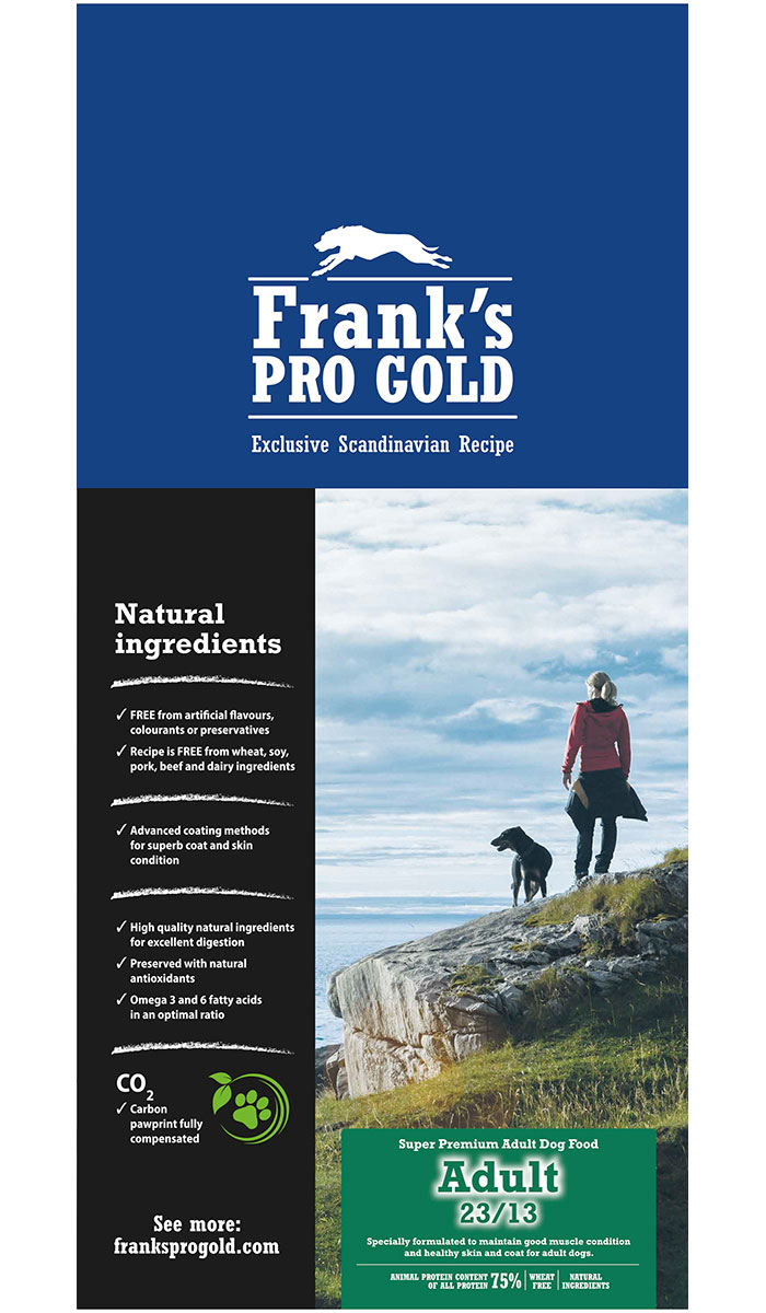 Frank's Progold Dog Adult 23/13 Chicken & Rice для взрослых собак всех пород с курицей и рисом (15 + 15 кг)
