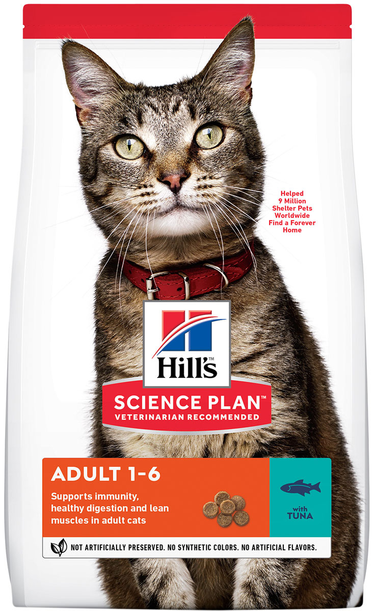 Hill’s Science Plan Adult Tuna для взрослых кошек с тунцом (10 кг)