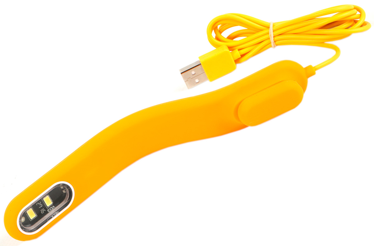 Светильник светодиодный AquaLighter Pico Soft Yellow с Usb для пресноводного аквариума объемом до 10 л желтый (1 шт)