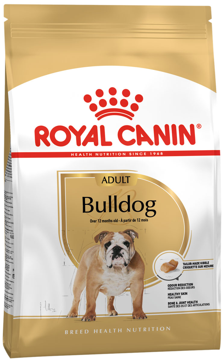 Для определенных пород Royal Canin Bulldog Adult для взрослых собак английский бульдог (12 + 12 кг)