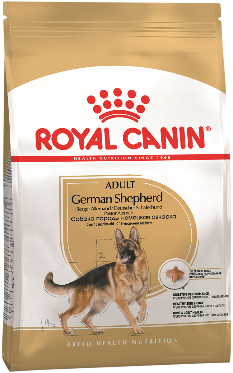 Для определенных пород  Магизоо Royal Canin German Shepherd Adult для взрослых собак немецкая овчарка (3 кг)