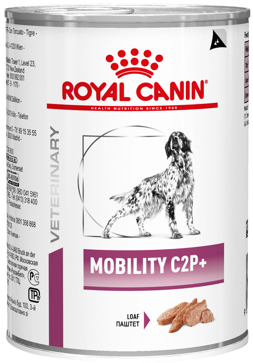 Royal Canin Mobility Mc25 C2p+ для взрослых собак при заболеваниях опорно-двигательного аппарата 400 гр (400 гр)