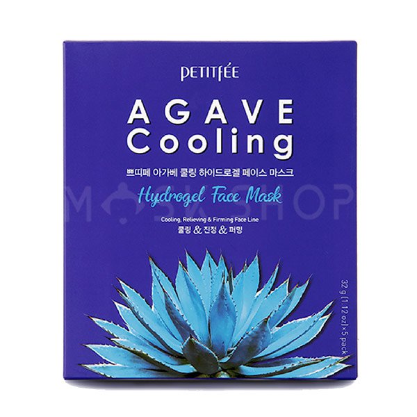 Гидрогелевые маски Охлаждающая гидрогелевая маска Petitfee Agave Cooling Hydrogel Face Mask