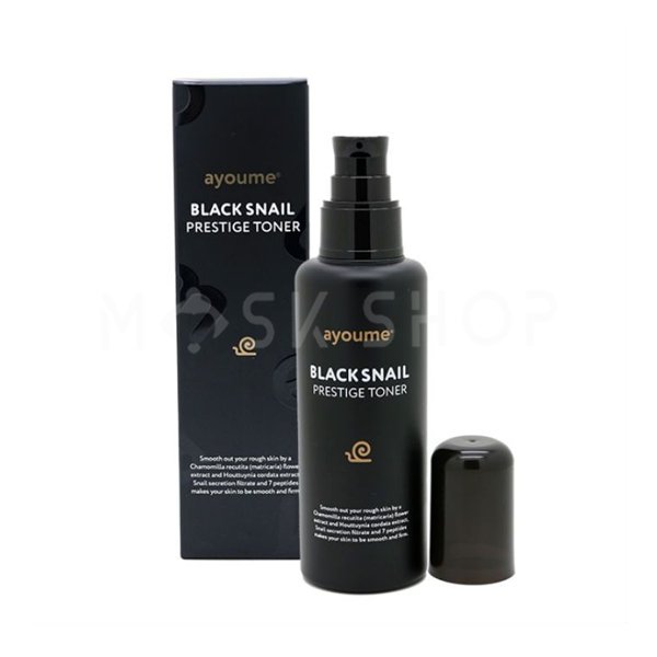   MaskShop Тонер для лица с муцином черной улитки Ayoume Black Snail Prestige Toner