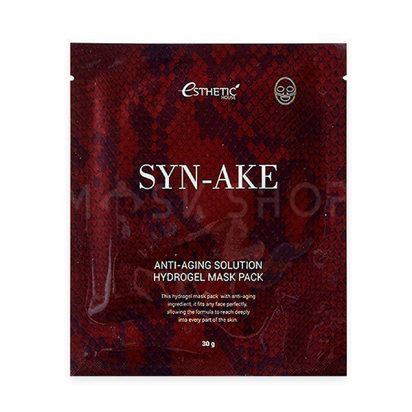 Гидрогелевые маски Гидрогелевая маска с пептидом змеиного яда Esthetic House SYN AKE Anti Aging Solution Hydrogel Mask Pack