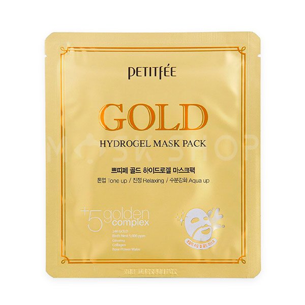 Гидрогелевые маски Гидрогелевая маска с золотом Petitfee Gold Hydrogel Mask Pack