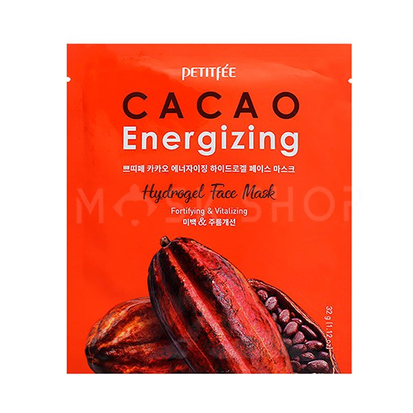 Гидрогелевые маски Гидрогелевая маска с экстрактом какао Petitfee Cacao Energizing Hydrogel Face Mask