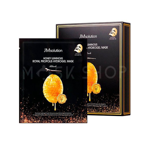 Гидрогелевые маски  MaskShop Гидрогелевая маска с прополисом JMsolution Honey Luminous Royal Propolis Hydrogel Mask