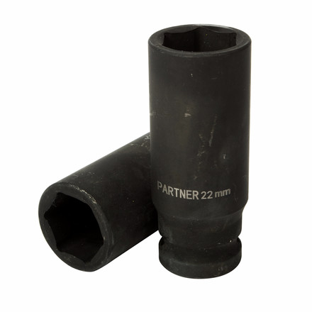 Partner 4458522 PA 1/2 Головка ударная глубокая, 22мм (6гр)