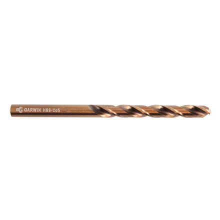   Гараж Тулс GARWIN INDUSTRIAL 100530-10 Сверло спиральное по металлу 10 мм, DIN 338, HSS-Co5, 5xD, 135°, HA, тип UNI