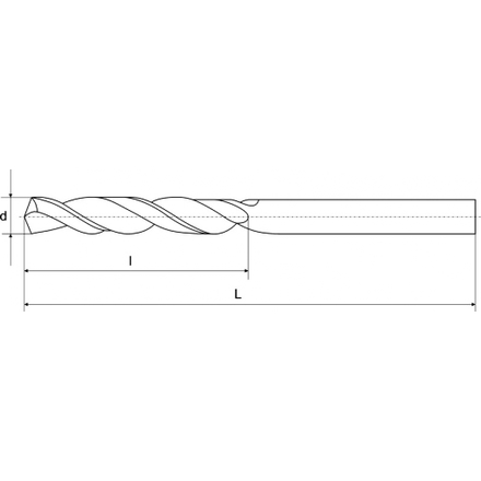 JSD Tools BT-5311 Сверло спиральное по металлу 6,6 мм, ц/хв