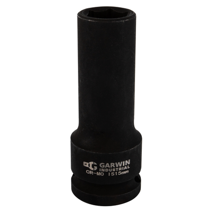 GARWIN PRO 620272-15 Головка торцевая ударная глубокая 1/2, 6 гр., 15 мм