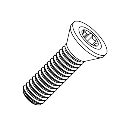 GESAC SI60M4x8,9 Винт крепления пластины APMT1604 PSI60M040089-05313S, M4x8,9