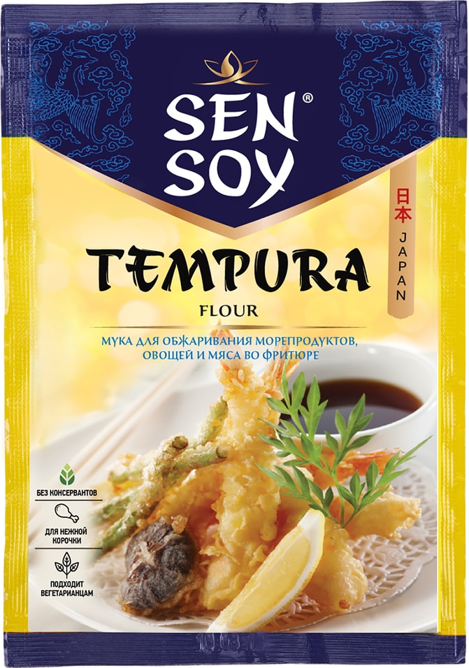 Японская панировочная мука Sen Soy Tempura 150г