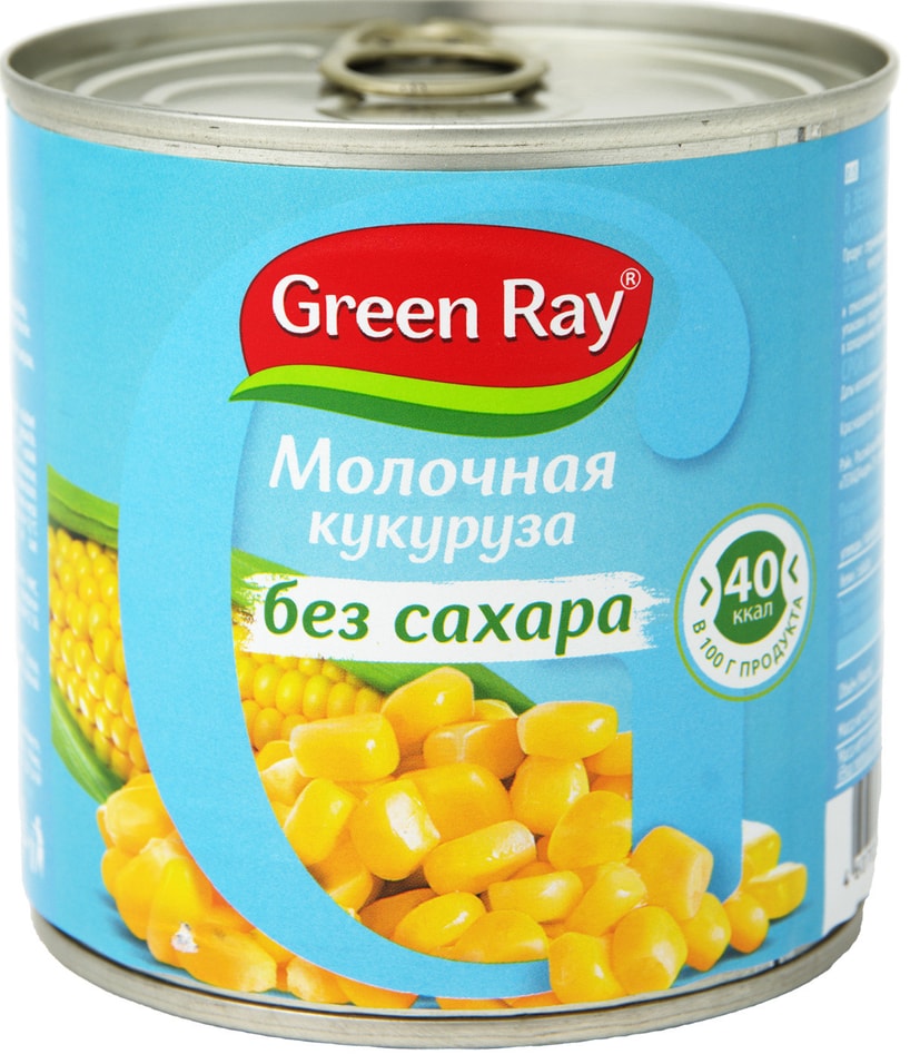 Кукуруза Green Ray Молодая без сахара 425млс доставкой!