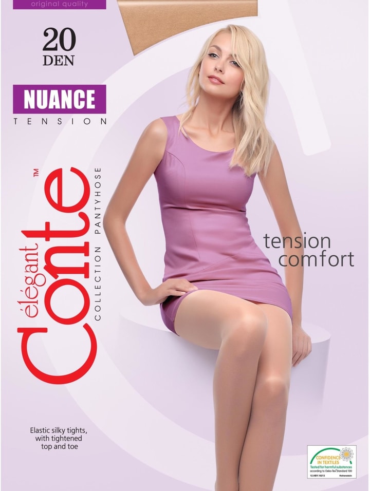 Колготки Conte Elegant Nuance 20 Nero Размер 2