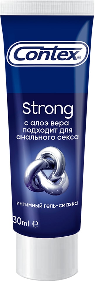 Гель-смазка Contex Strong с алоэ вера 30млс доставкой!