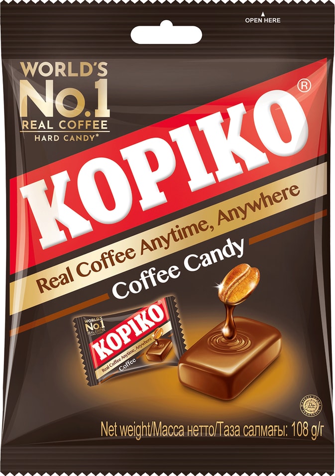 Леденец Kopiko Coffee Candy 108г - Vprok.ru Перекрёсток