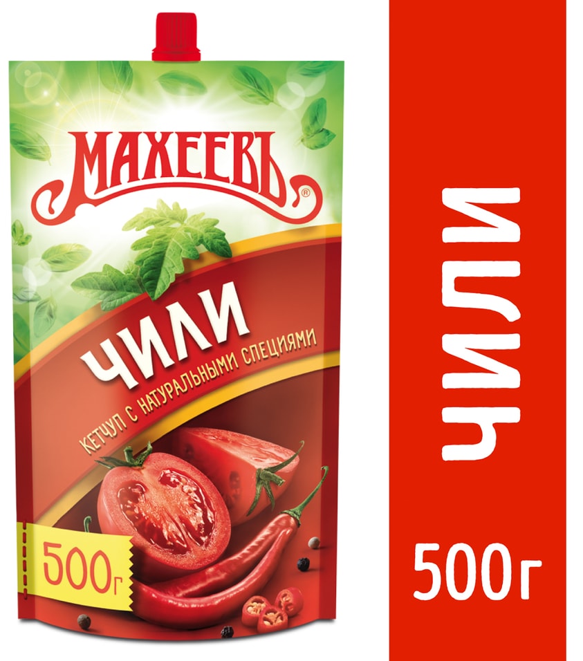 Кетчуп Махеевъ Чили 500г - Vprok.ru Перекрёсток