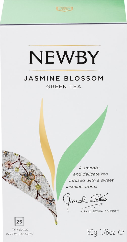 Чай зеленый Newby Jasmine Blossom 25*2гс доставкой!