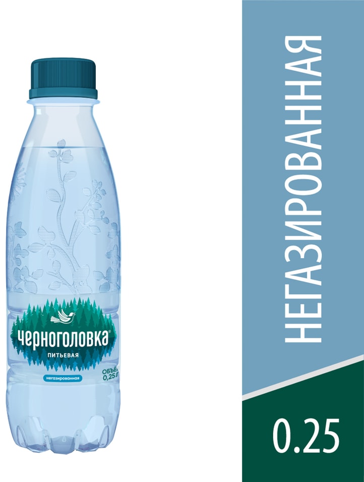 Вода Черноголовка питьевая негазированная 250мл