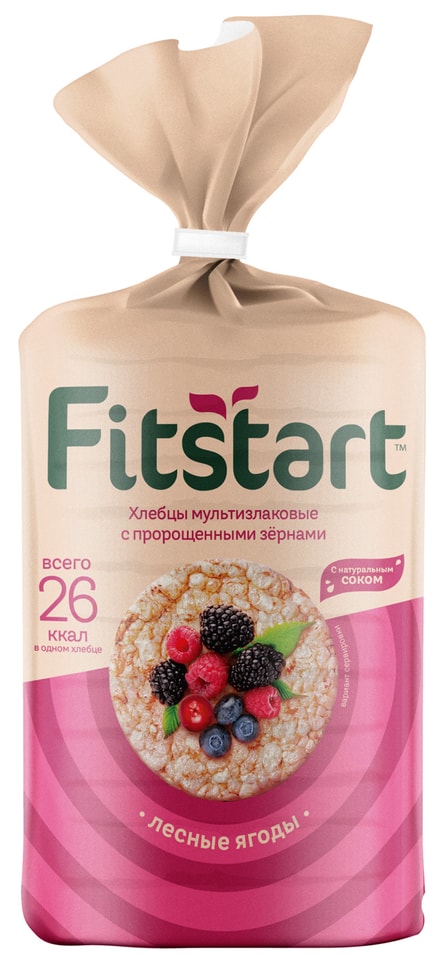 Хлебцы Fitstart Мультизлаковые Лесные ягоды 100г