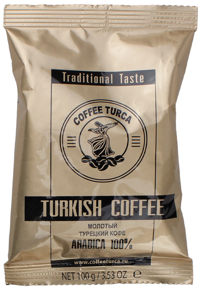 Кофе молотый Coffee Turca Turkish 100г. Закажите онлайн!