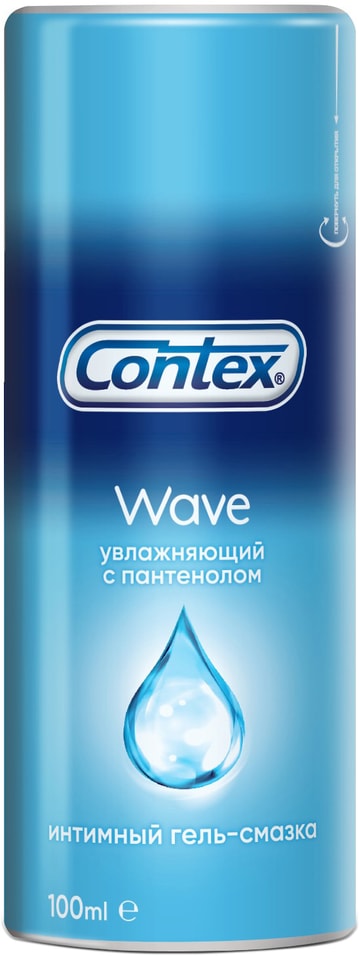 Гель-смазка Contex Wave увлажняющий с пантенолом 100мл