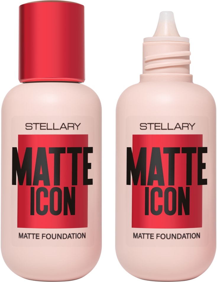 Тональный крем Stellary Matte Icon Foundation матирующий Натурально-бежевый Тон 03