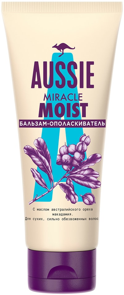 Бальзам-ополаскиватель Aussie Miracle Moist 200мл