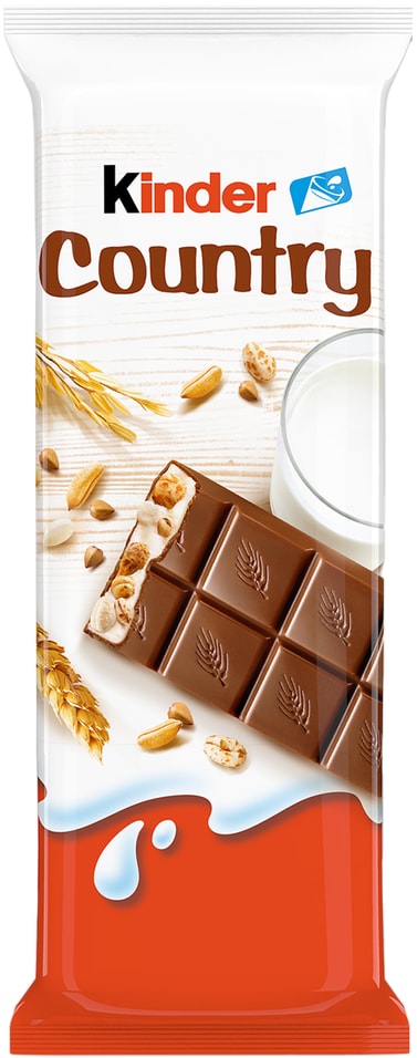 Шоколад Kinder Chocolate Country со злаками 23.5г