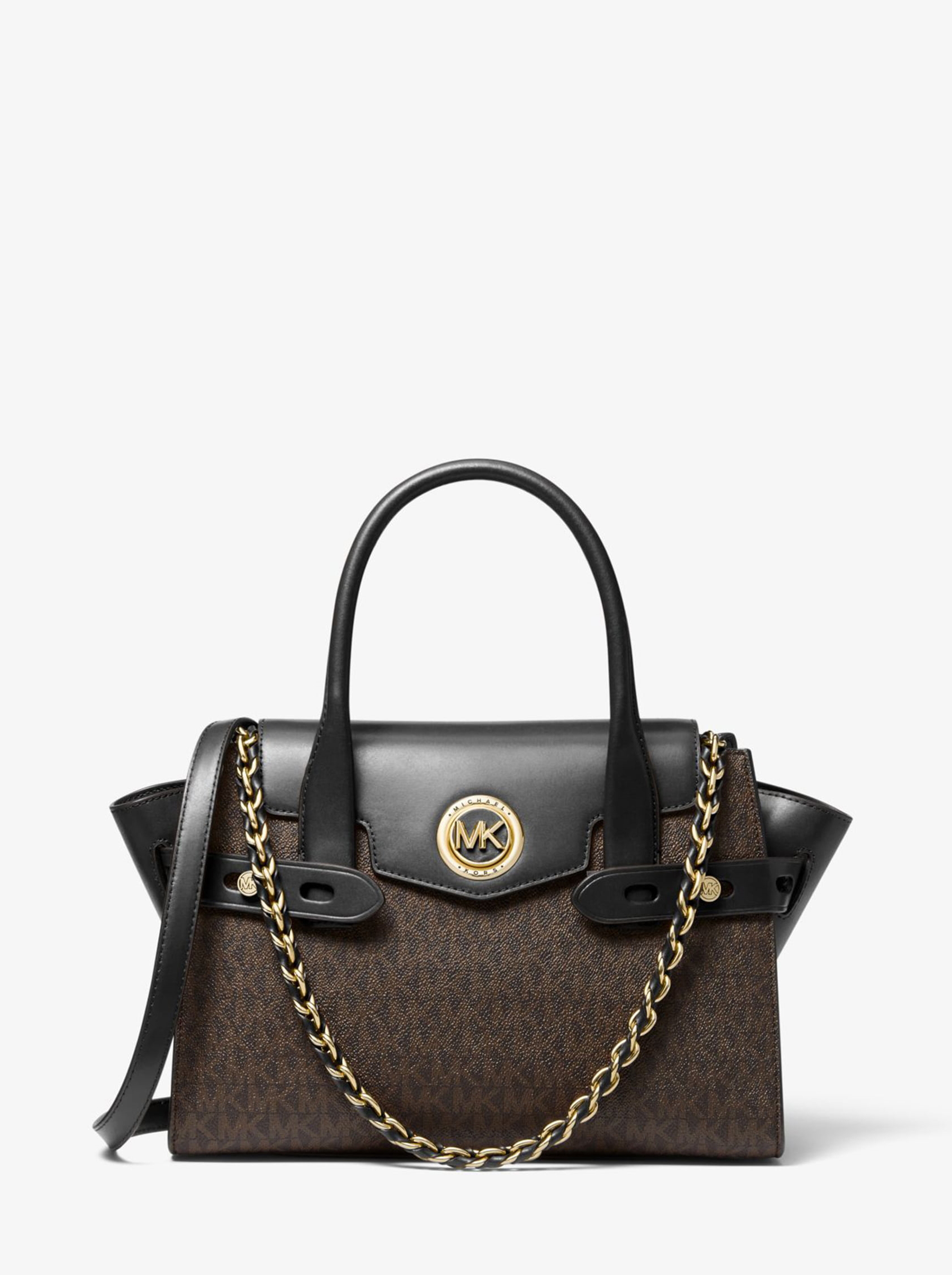 Сумка Michael Kors Carmen 30S0GNMS1B BROWN BLACK Small