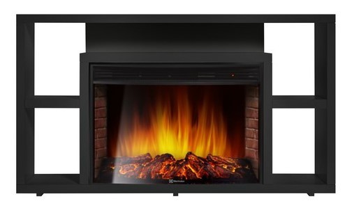  Электрокамин с широким очагом 2D Electrolux