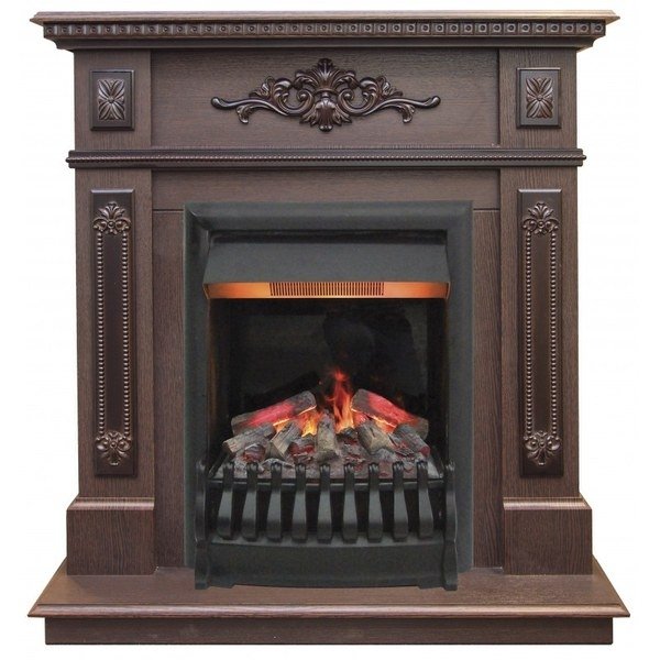 Электрокамин с классическим очагом 3D Real-Flame